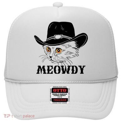 Meowdy Funny Howdy Cat Dad Joke Gift Hat