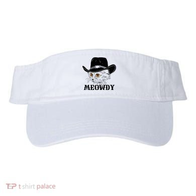 Meowdy Funny Howdy Cat Dad Joke Gift Visor