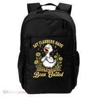 My Flabbers Have Been Gasted – Funny Sarcastic Goose Humor  Backpack thumb 0