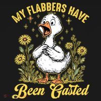 My Flabbers Have Been Gasted – Funny Sarcastic Goose Humor  Backpack thumb 2