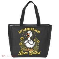 My Flabbers Have Been Gasted – Funny Sarcastic Goose Humor  Tote Bag thumb 0