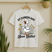 My Flabbers Have Been Gasted – Funny Sarcastic Goose Humor  T-Shirt thumb 2