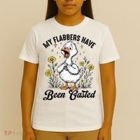 My Flabbers Have Been Gasted – Funny Sarcastic Goose Humor  T-Shirt thumb 4