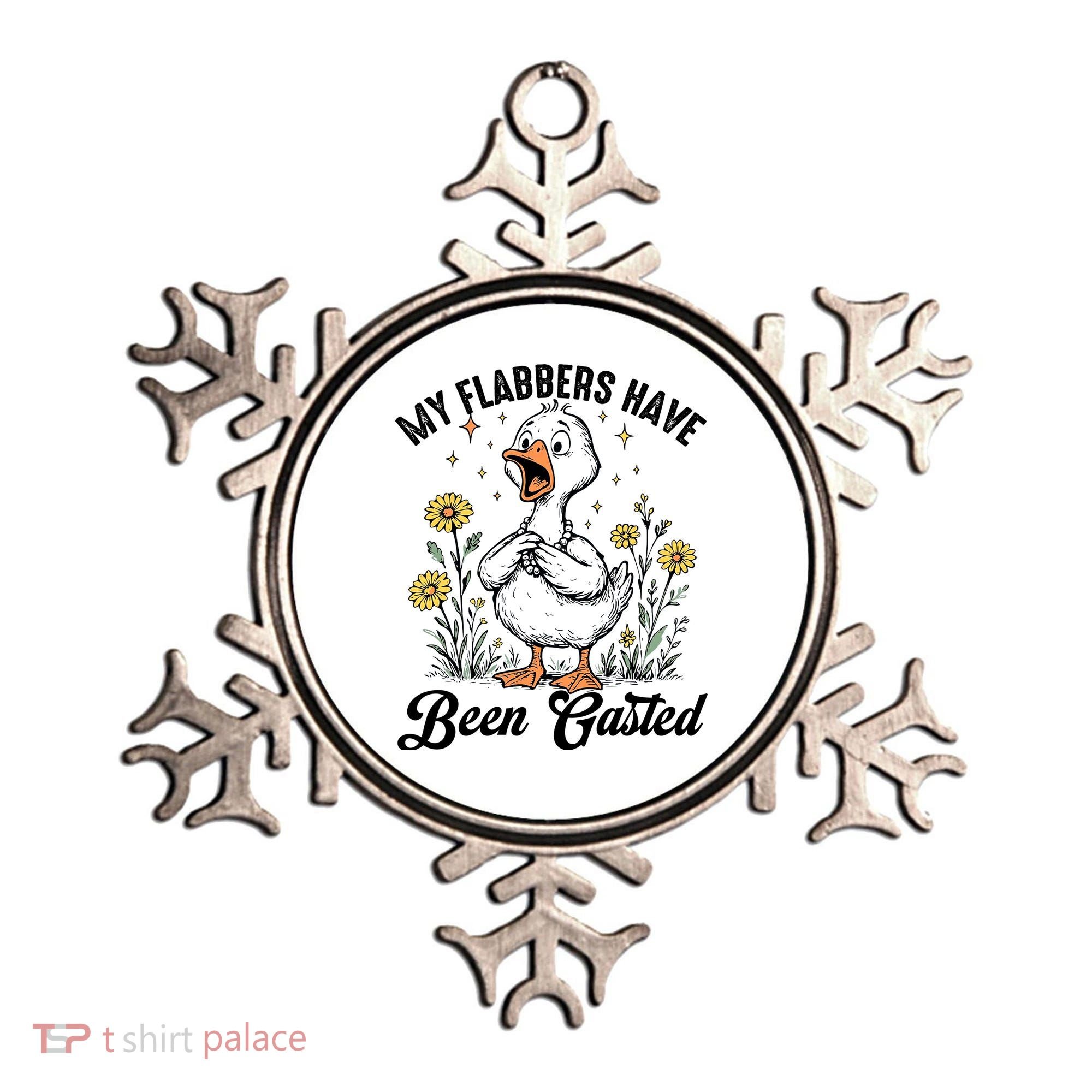 My Flabbers Have Been Gasted – Funny Sarcastic Goose Humor  Ornament