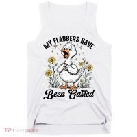 My Flabbers Have Been Gasted – Funny Sarcastic Goose Humor  Tank Top thumb 0