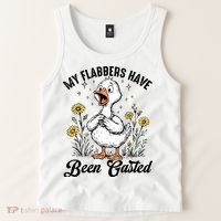 My Flabbers Have Been Gasted – Funny Sarcastic Goose Humor  Tank Top thumb 2