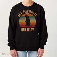 My Favorite Holiday Groundhog Day Women's Sweatshirt thumb 0