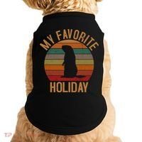 My Favorite Holiday Groundhog Day Doggie Tank thumb 0