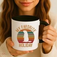 My Favorite Holiday Groundhog Day Coffee Mug thumb 3