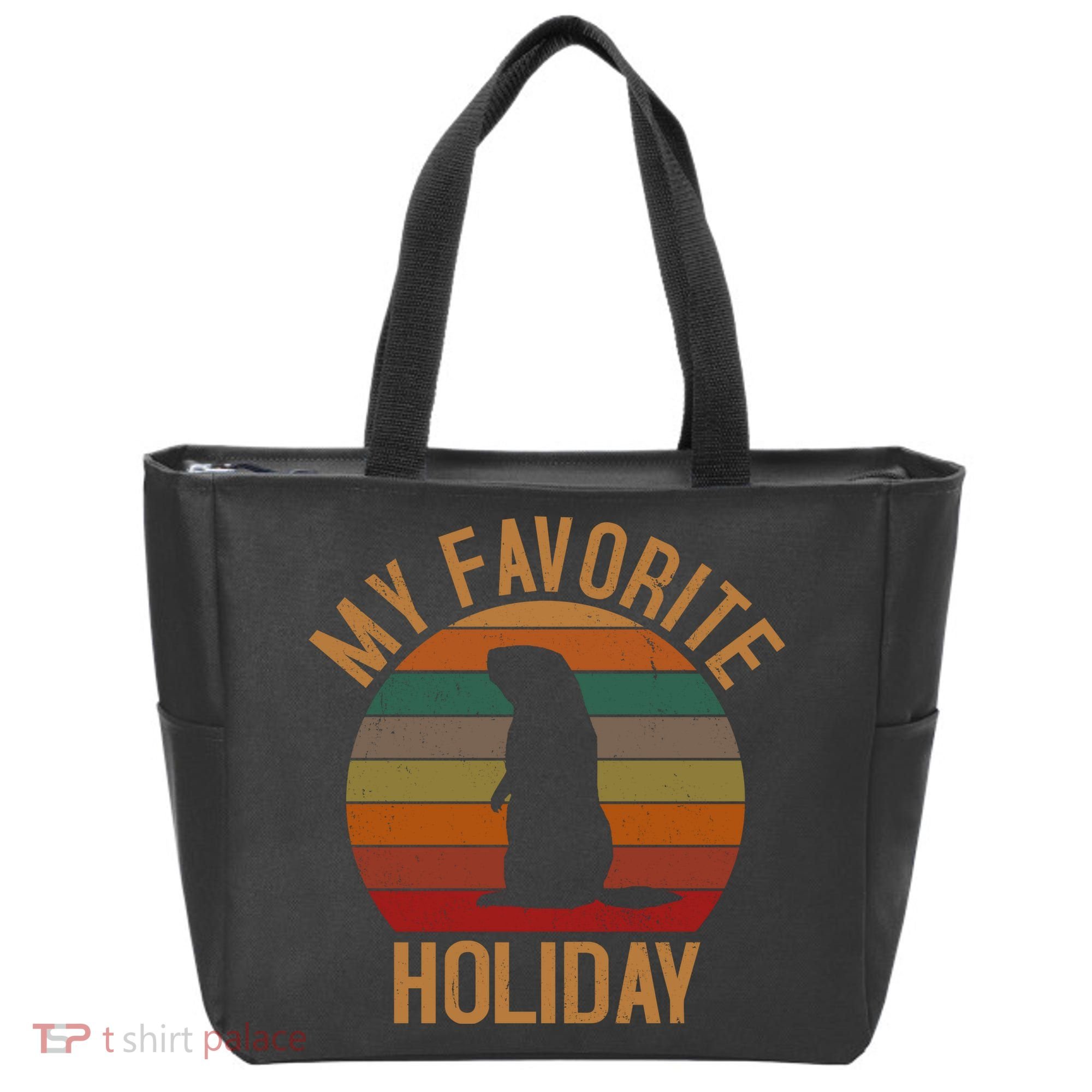 My Favorite Holiday Groundhog Day Tote Bag