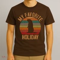 My Favorite Holiday Groundhog Day T-Shirt thumb 3