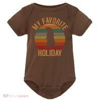 My Favorite Holiday Groundhog Day Baby Bodysuit thumb 0