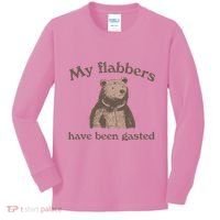 My Flabbers Have Been Gasted Kids Long Sleeve Shirt thumb 0