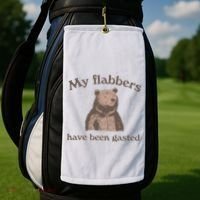 My Flabbers Have Been Gasted Golf Towel thumb 2