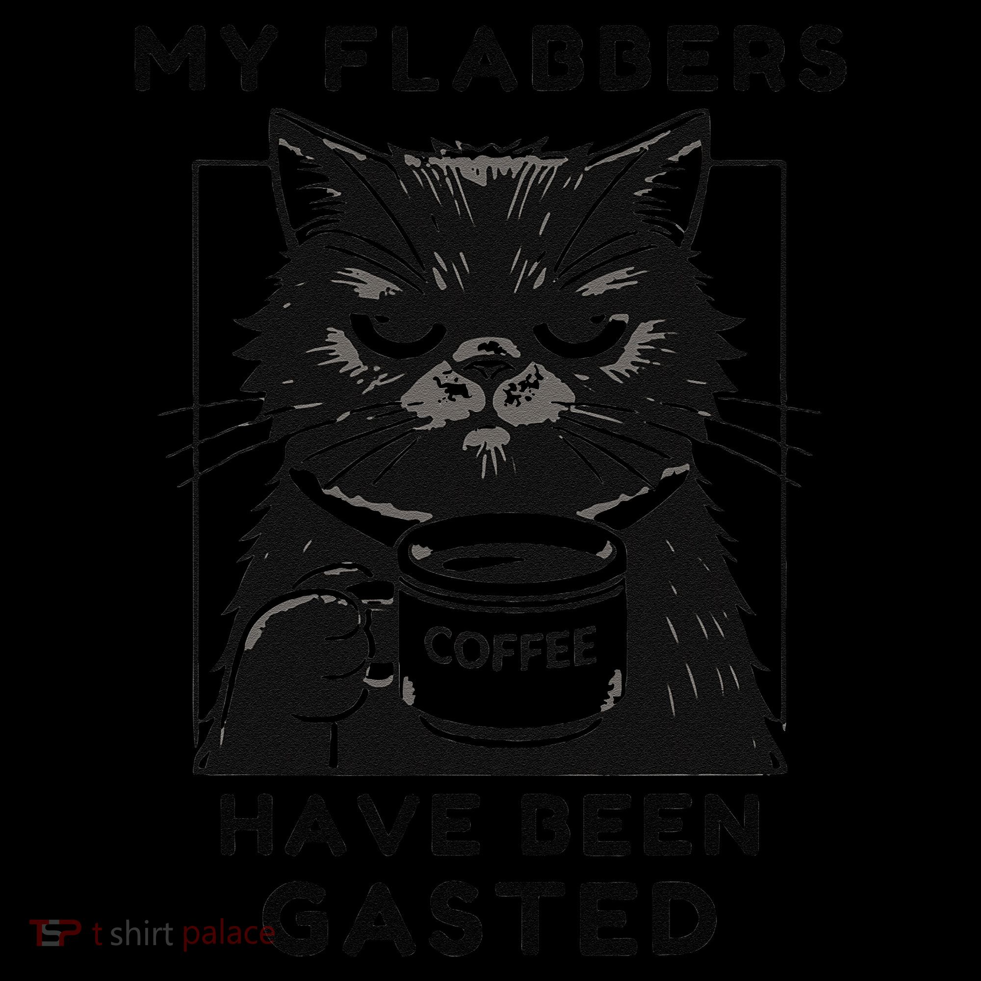 My Flabbers Have Been Gasted Distressed Retro Funny Cat Coffee Mug