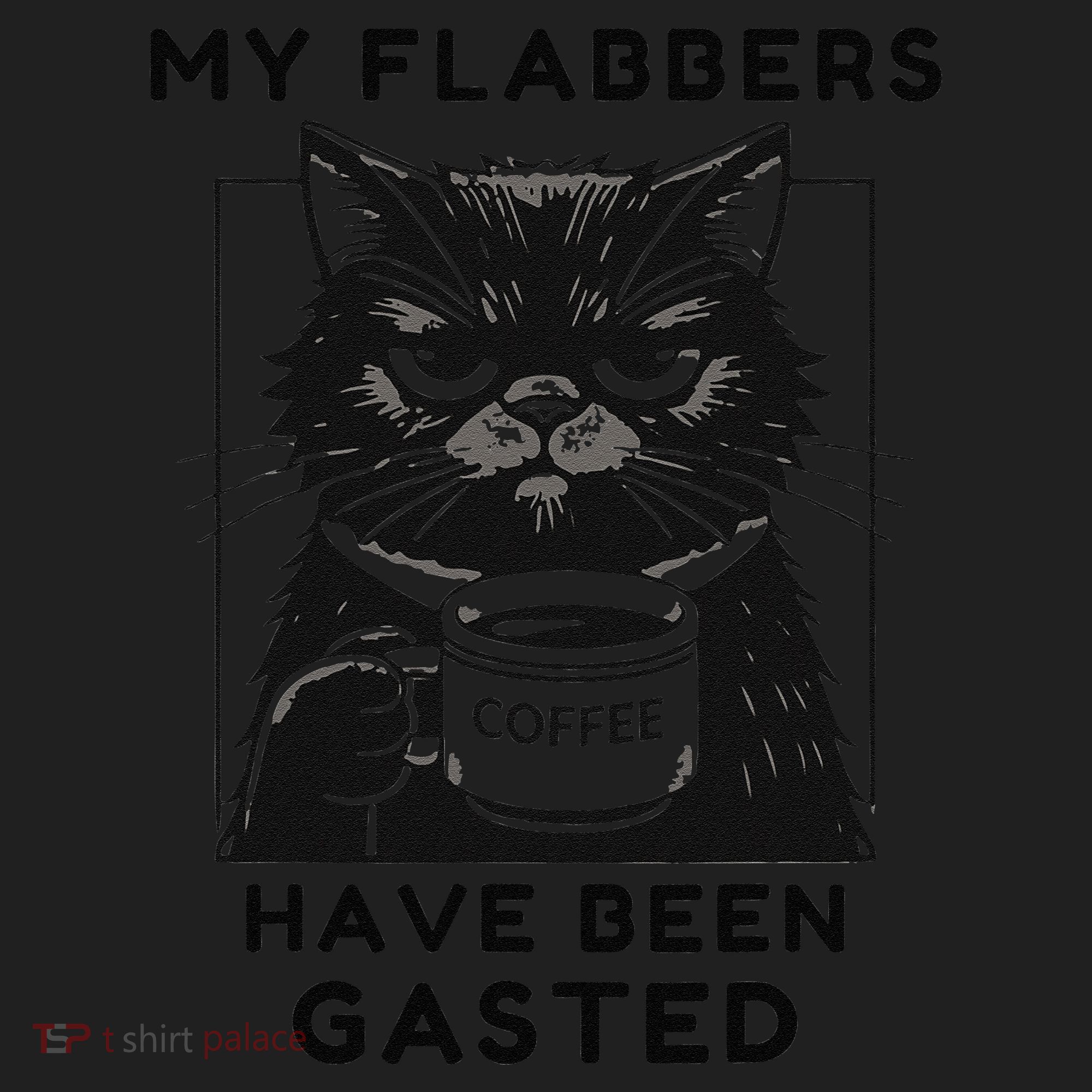My Flabbers Have Been Gasted Distressed Retro Funny Cat Beanie