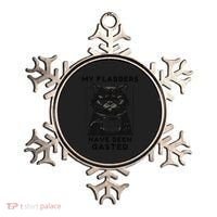 My Flabbers Have Been Gasted Distressed Retro Funny Cat Ornament thumb 0