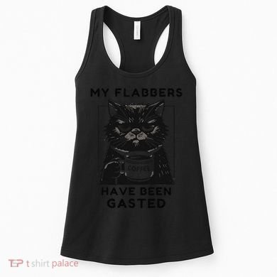 My Flabbers Have Been Gasted Distressed Retro Funny Cat Women's Tank Top