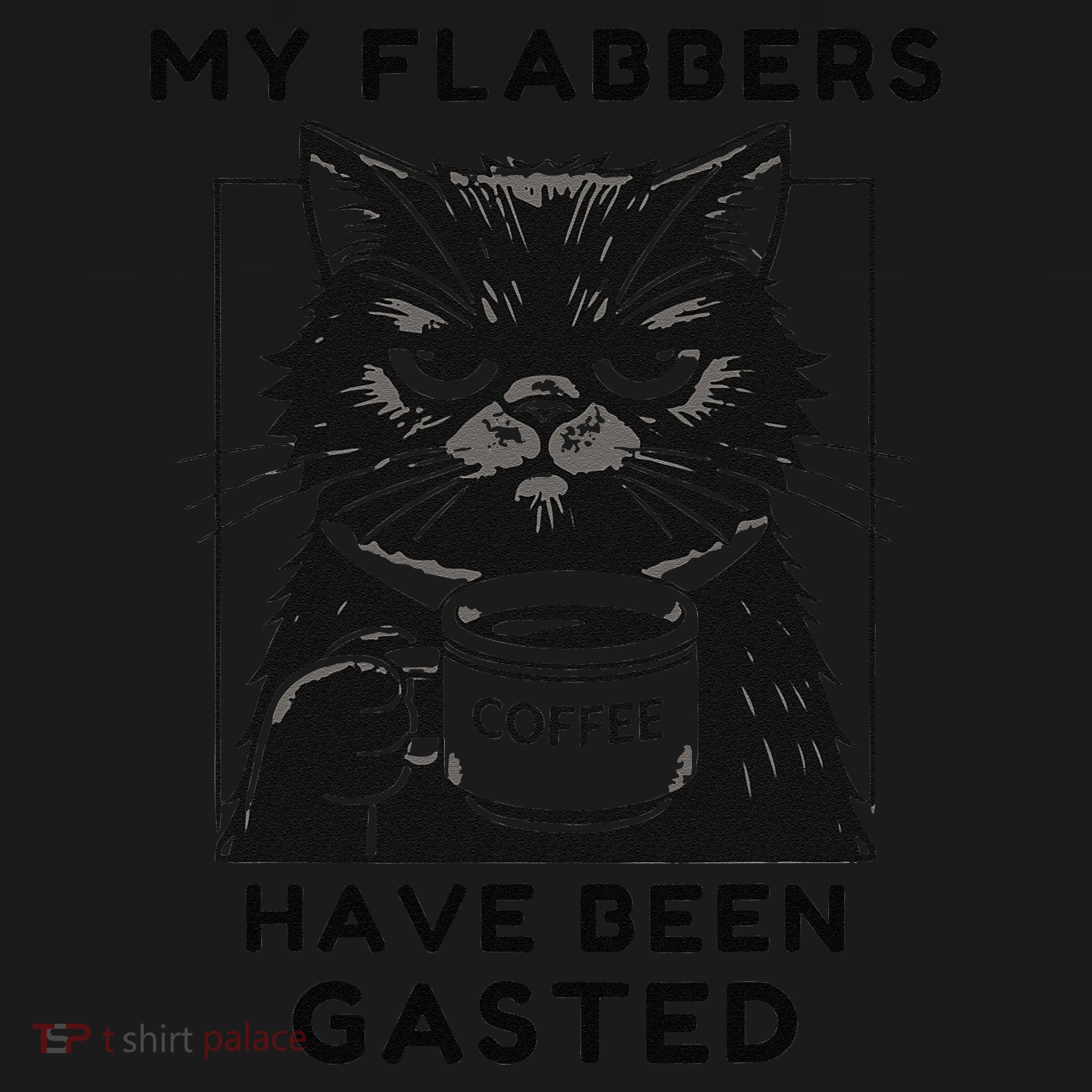 My Flabbers Have Been Gasted Distressed Retro Funny Cat Baby Bodysuit