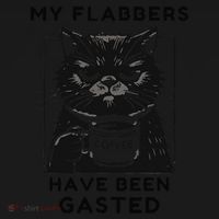 My Flabbers Have Been Gasted Distressed Retro Funny Cat Women's Long Sleeve Shirt thumb 2