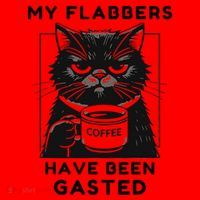 My Flabbers Have Been Gasted Distressed Retro Funny Cat Santa Hat thumb 1