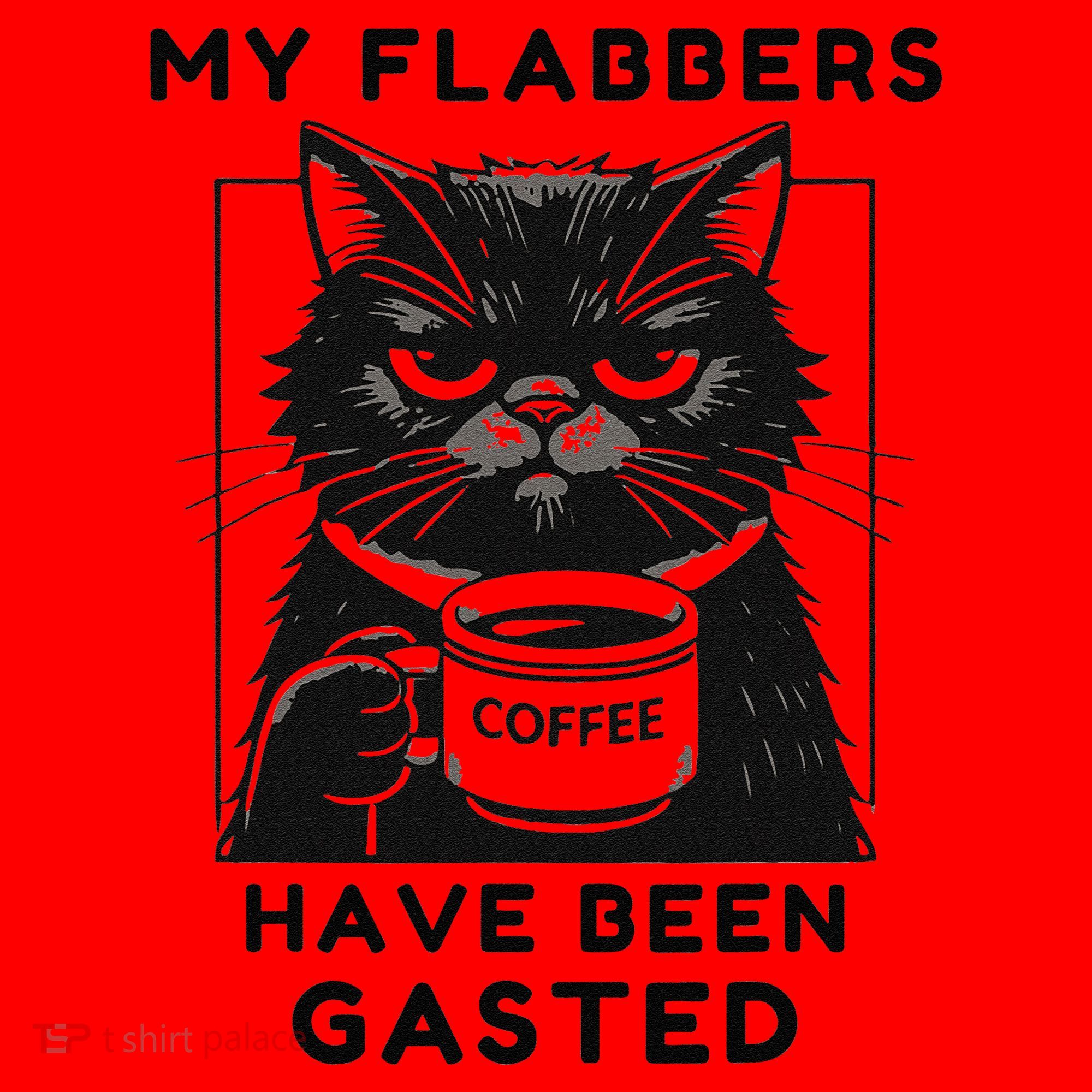 My Flabbers Have Been Gasted Distressed Retro Funny Cat Santa Hat