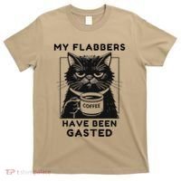My Flabbers Have Been Gasted Distressed Retro Funny Cat T-Shirt thumb 0