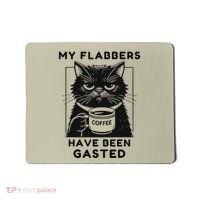My Flabbers Have Been Gasted Distressed Retro Funny Cat Mousepad thumb 0