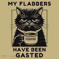 My Flabbers Have Been Gasted Distressed Retro Funny Cat Mousepad thumb 1