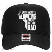 My Favorite Hunting Buddy Calls Me Dad Fathers Day Gift Hat thumb 0