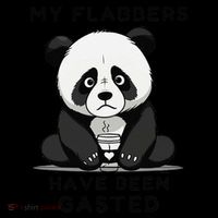 My Flabbers Have Been Gasted Distressed Retro Cute Panda Coffee Mug thumb 5