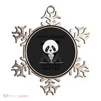 My Flabbers Have Been Gasted Distressed Retro Cute Panda Ornament thumb 0