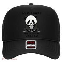 My Flabbers Have Been Gasted Distressed Retro Cute Panda Hat thumb 0