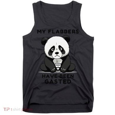 My Flabbers Have Been Gasted Distressed Retro Cute Panda Tank Top