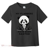 My Flabbers Have Been Gasted Distressed Retro Cute Panda Toddler T-Shirt thumb 0