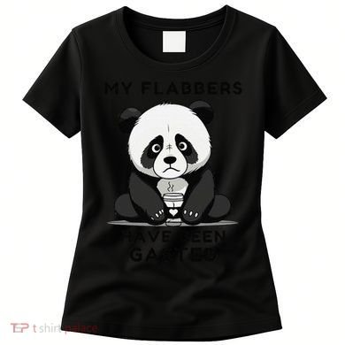 My Flabbers Have Been Gasted Distressed Retro Cute Panda Women's T-Shirt