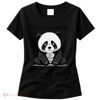 My Flabbers Have Been Gasted Distressed Retro Cute Panda Women's T-Shirt thumb 0