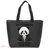 My Flabbers Have Been Gasted Distressed Retro Cute Panda Tote Bag thumb 0