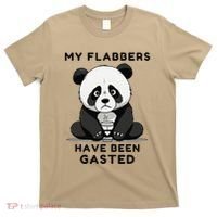 My Flabbers Have Been Gasted Distressed Retro Cute Panda T-Shirt thumb 0
