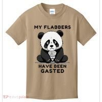 My Flabbers Have Been Gasted Distressed Retro Cute Panda Kids T-Shirt thumb 0