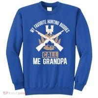 My Favorite Hunting Buddies Call Me Grandpa Hunting Buddy Funny Gift Sweatshirt thumb 0