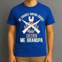 My Favorite Hunting Buddies Call Me Grandpa Hunting Buddy Funny Gift T-Shirt thumb 3