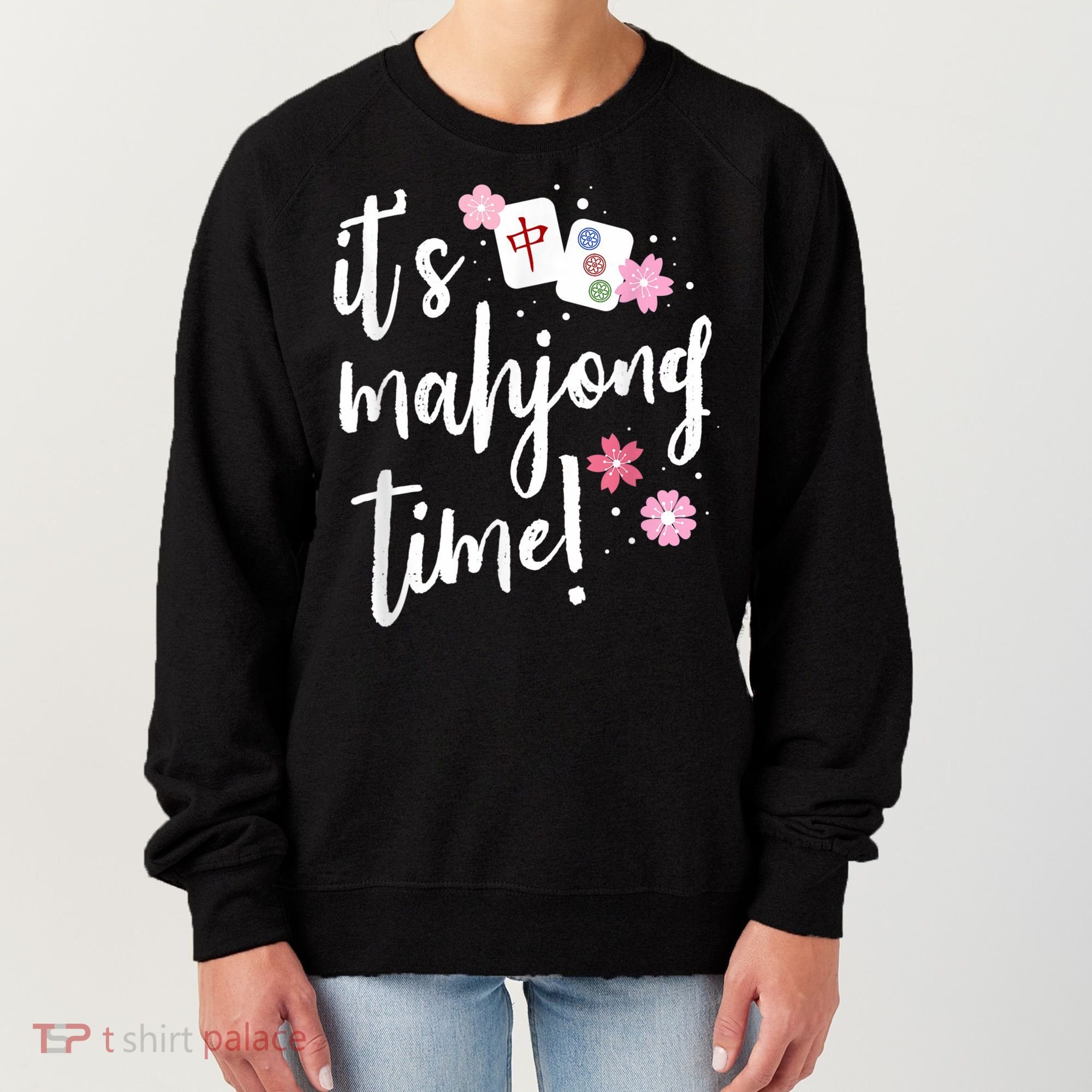 Mahjong For Her Mahjong Player Women's Sweatshirt