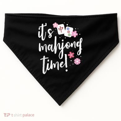 Mahjong For Her Mahjong Player USA-Made Doggie Bandana