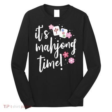 Mahjong For Her Mahjong Player Long Sleeve Shirt