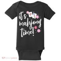 Mahjong For Her Mahjong Player Baby Bodysuit thumb 0