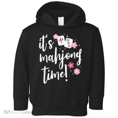 Mahjong For Her Mahjong Player Toddler Hoodie