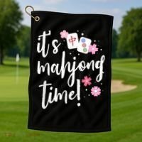 Mahjong For Her Mahjong Player Golf Towel thumb 1
