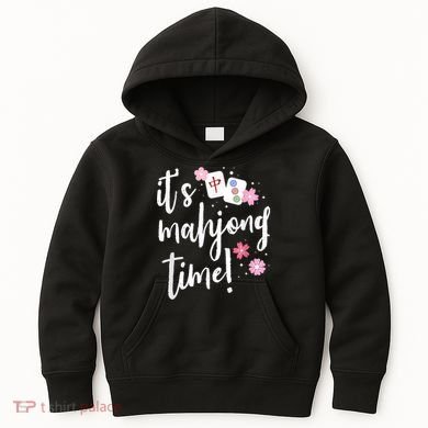 Mahjong For Her Mahjong Player Kids Hoodie