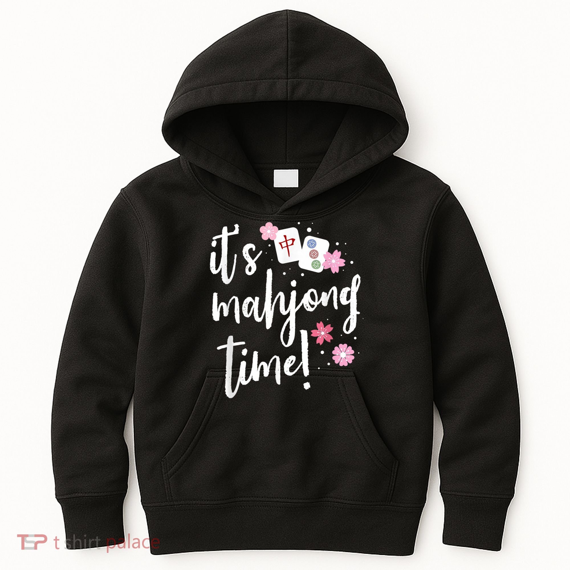 Mahjong For Her Mahjong Player Kids Hoodie